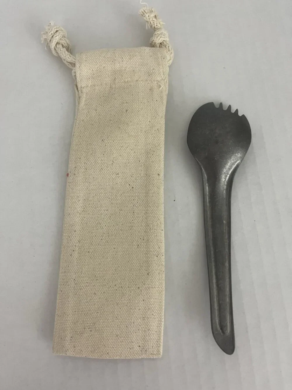 Disney Parks Star Wars Galaxy’s Edge Metal Spork with Carrying Pouch